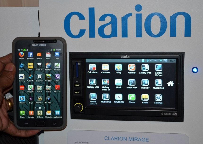 Android en tu coche con Clarion Mirage