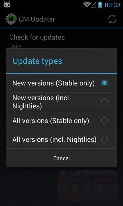 Updated Now In Nightlies Cyanogenmod Dropping Rom Manager For Its