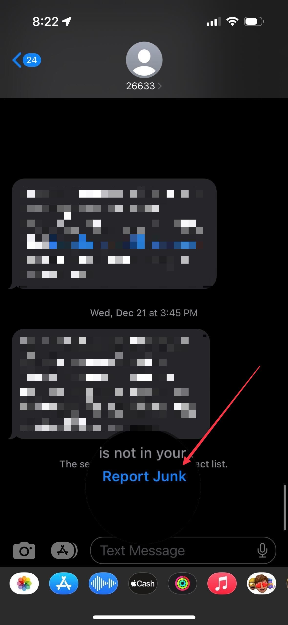 How To Report And Block Spam In Imessage