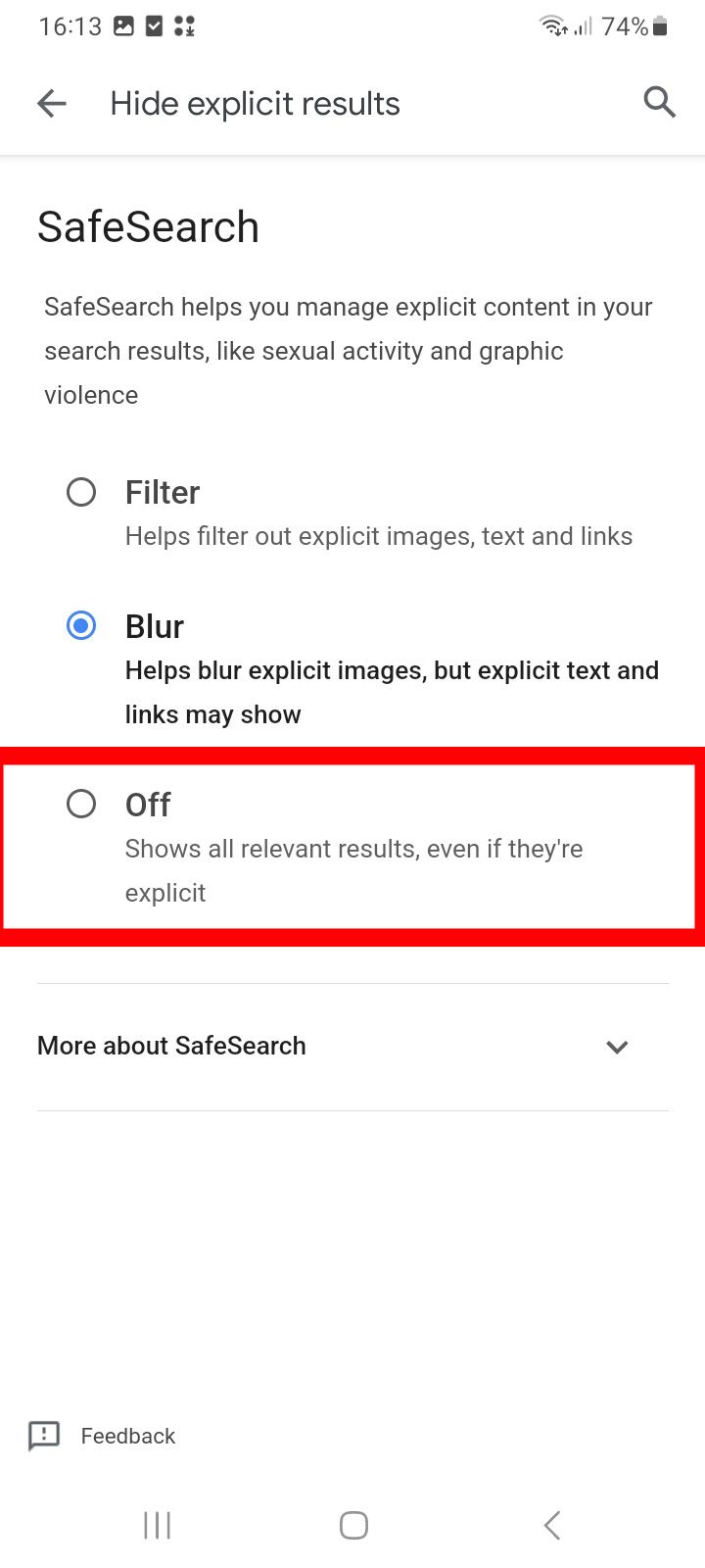 How To Turn Off Google SafeSearch And Other Search Filters