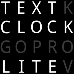 New In The Market Text Clock Pro Indulges Our Literacy With A Dynamic Readable Timepiece