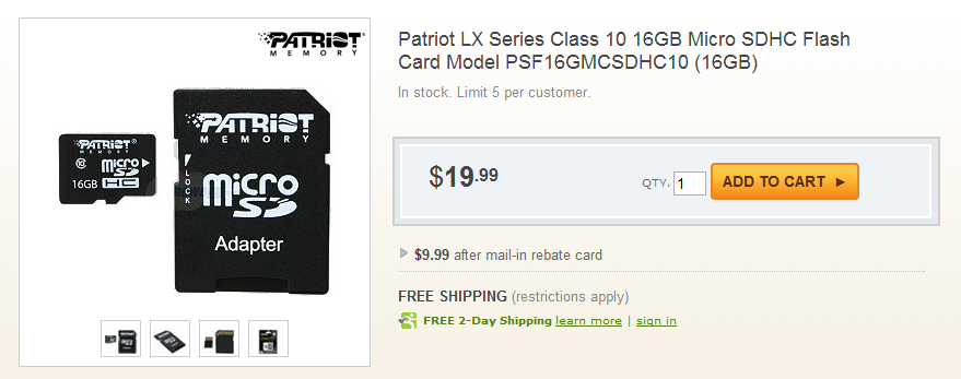 deal-alert-patriot-class-10-16gb-microsd-card-for-10-after-mail-in