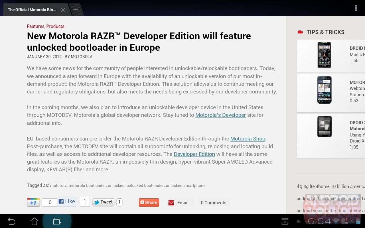 [Updated] Motorola Announces 