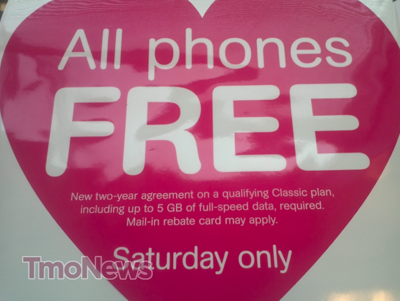 [Update Extended Through Sunday] TMobile Planning Valentine's Sale