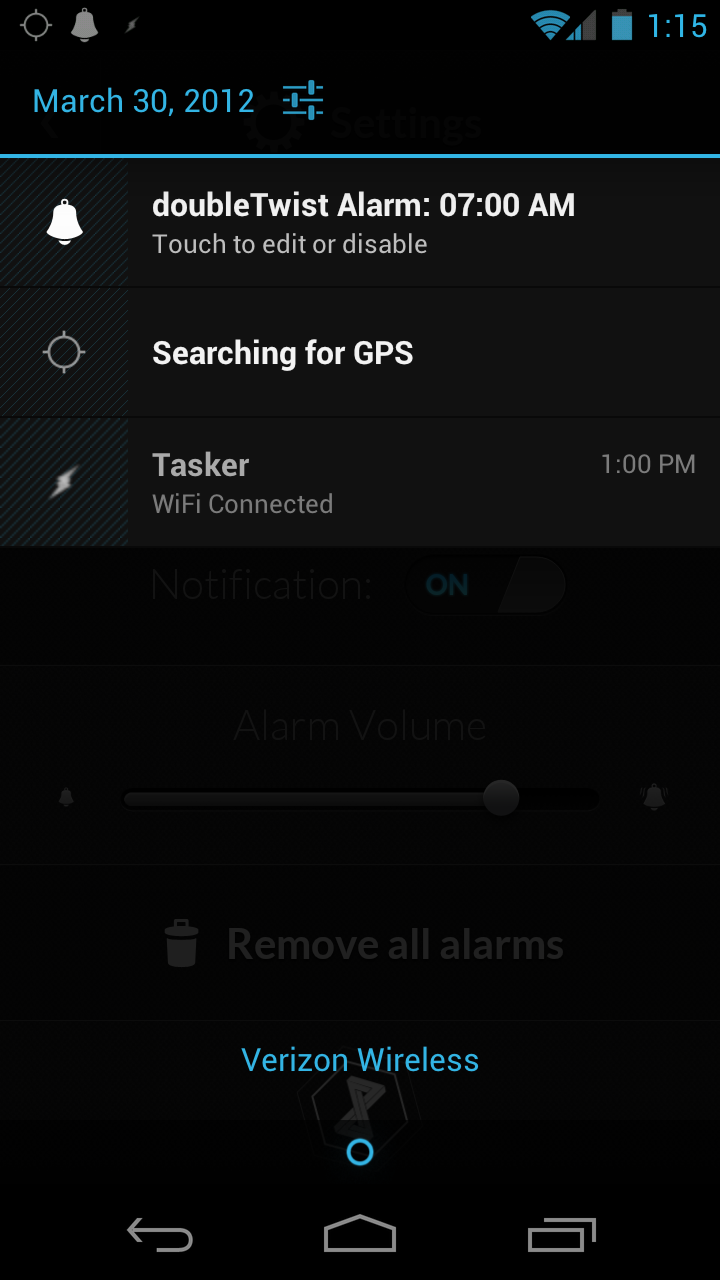 [HandsOn] doubleTwist Alarm Clock Is Probably The BestLooking Way To
