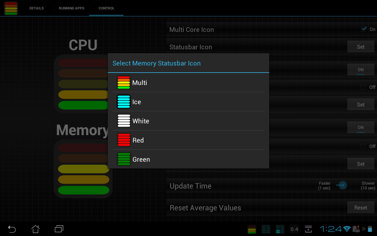 [HandsOn] Tablet CPU Usage Monitor Updated With Support For QuadCore Devices, And It's