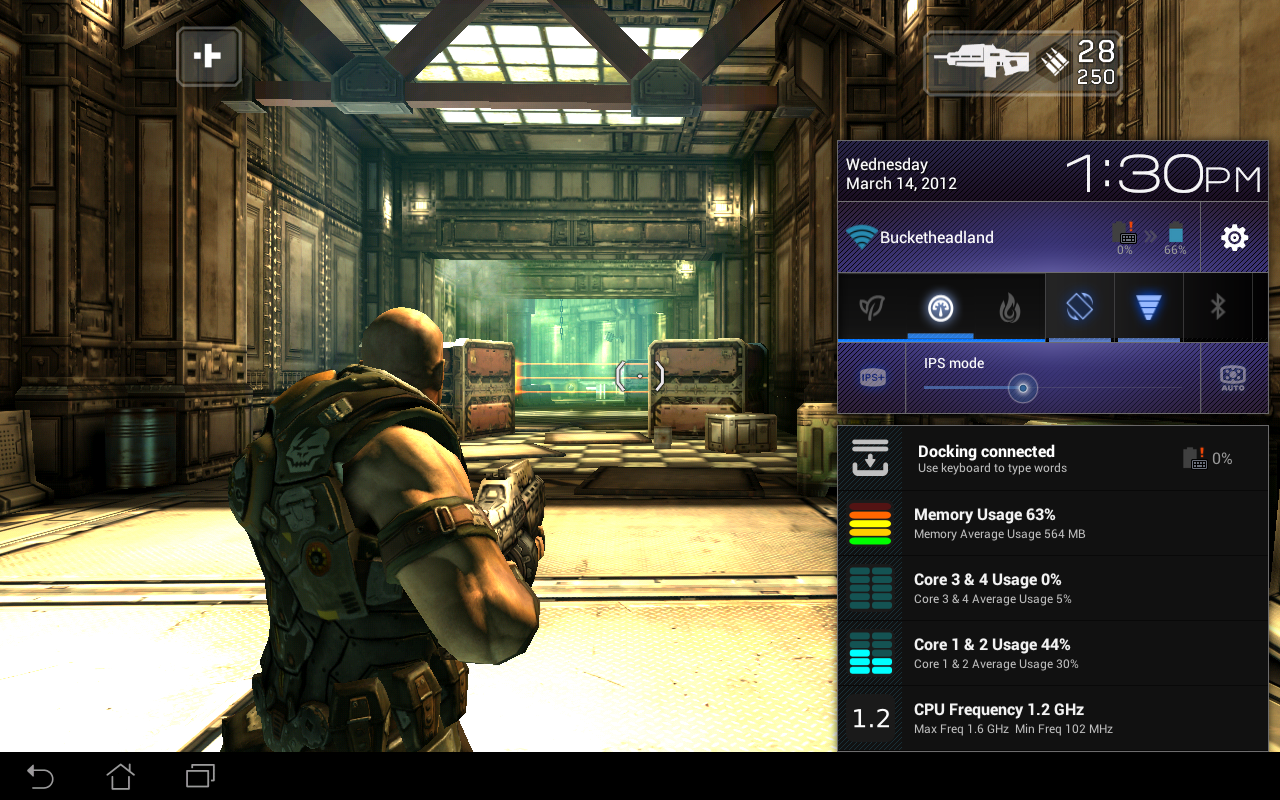[HandsOn] Tablet CPU Usage Monitor Updated With Support For QuadCore Devices, And It's