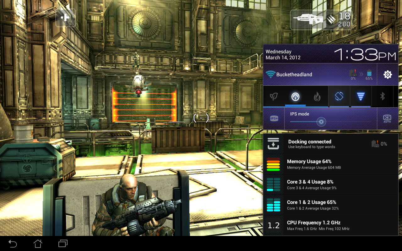 [HandsOn] Tablet CPU Usage Monitor Updated With Support For QuadCore Devices, And It's