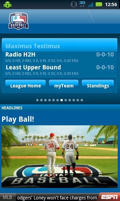 [New App] ESPN Fantasy Baseball 2012 Is Out Now, Manages Your Pre ...