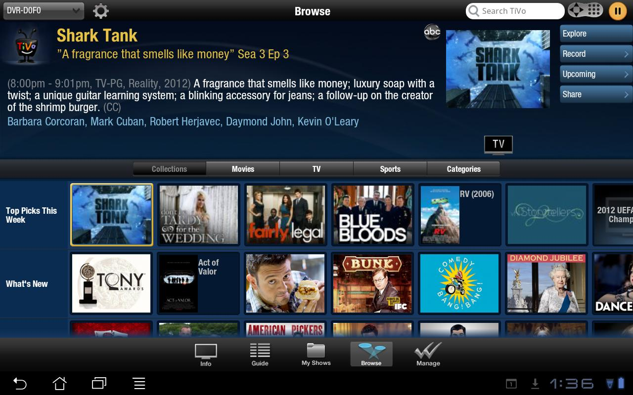 Tivo For Android Tablets Officially Available In The Play Store
