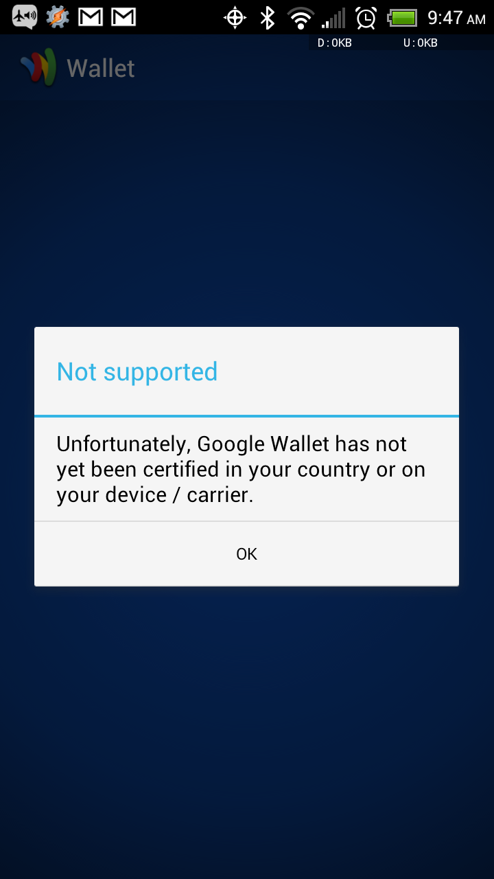 HTC EVO LTE Users Now Totally Locked Out Of Google Wallet "Wallet Has