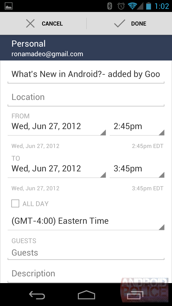 Getting To Know Android 4 1 Part 5: Calendar and Settings Getting To Know Android 4 1 Part 5: Calendar and Settings