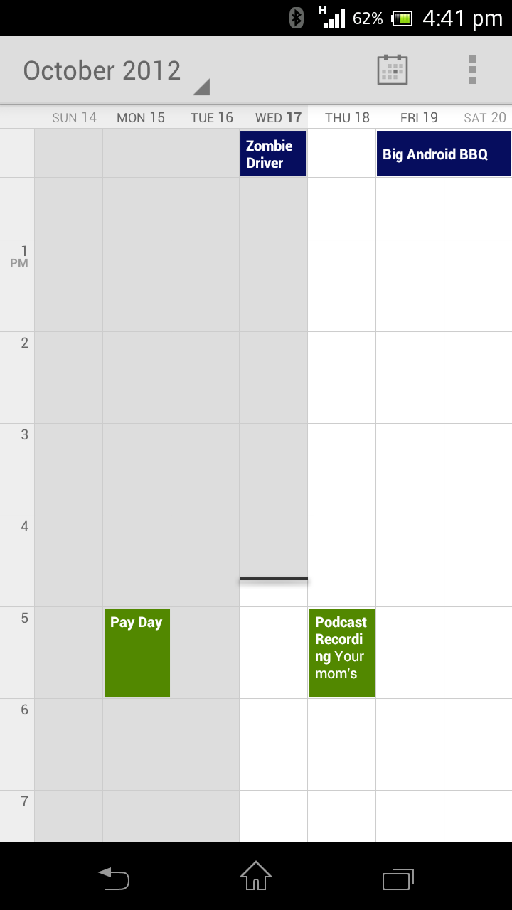 Google Releases Official Google Calendar App On The Play Store (For 4.0