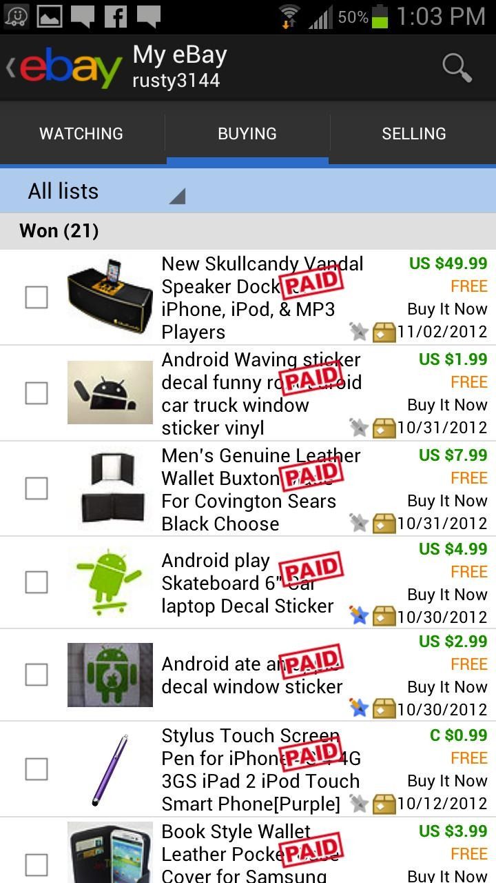 Official eBay App Gets Updated To Version 2.1 With Better Searching And Selling