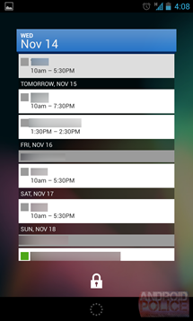 The lock screen widgets on Samsung One UI