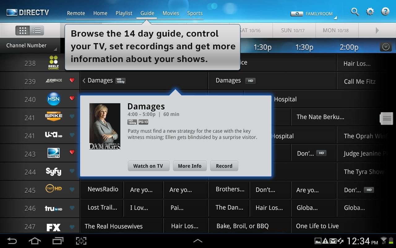 DIRECTV Releases Awesome Android Tablet App And, Unsurprisingly, It ...