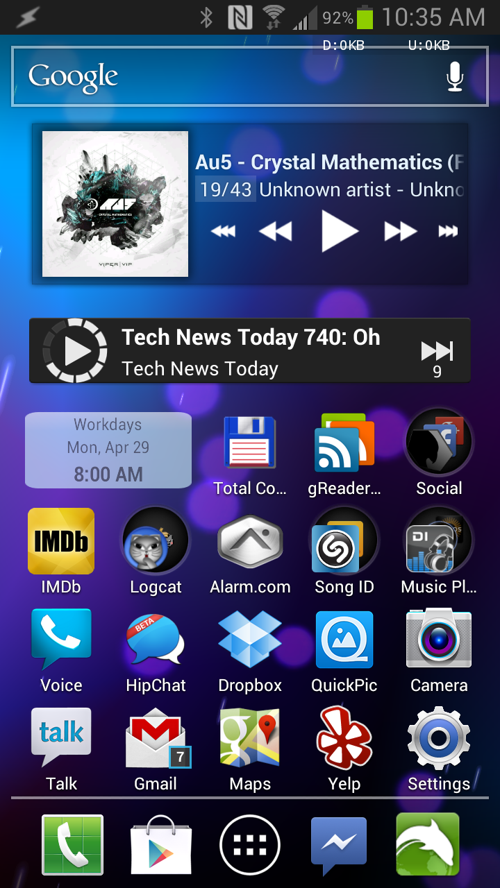 PowerAMP Updated With Lots Of Widget Tweaks (Reconfigurable Widgets