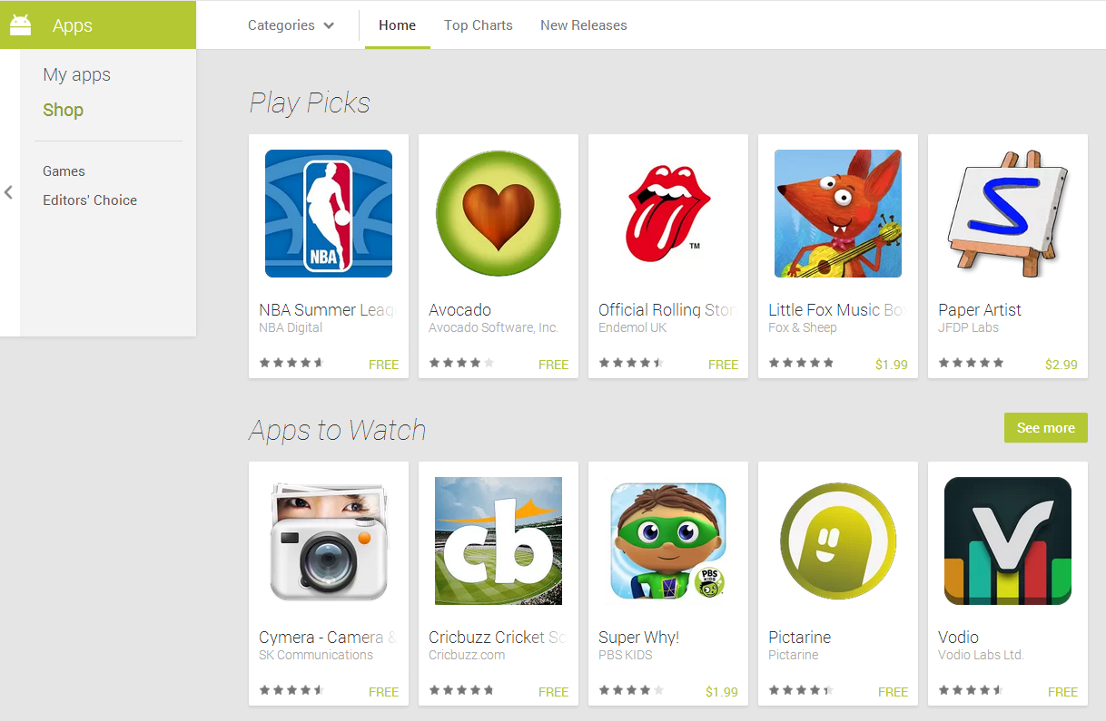 Google Launches New Version Of Web Play Store, Is Absolutely Stunning ...