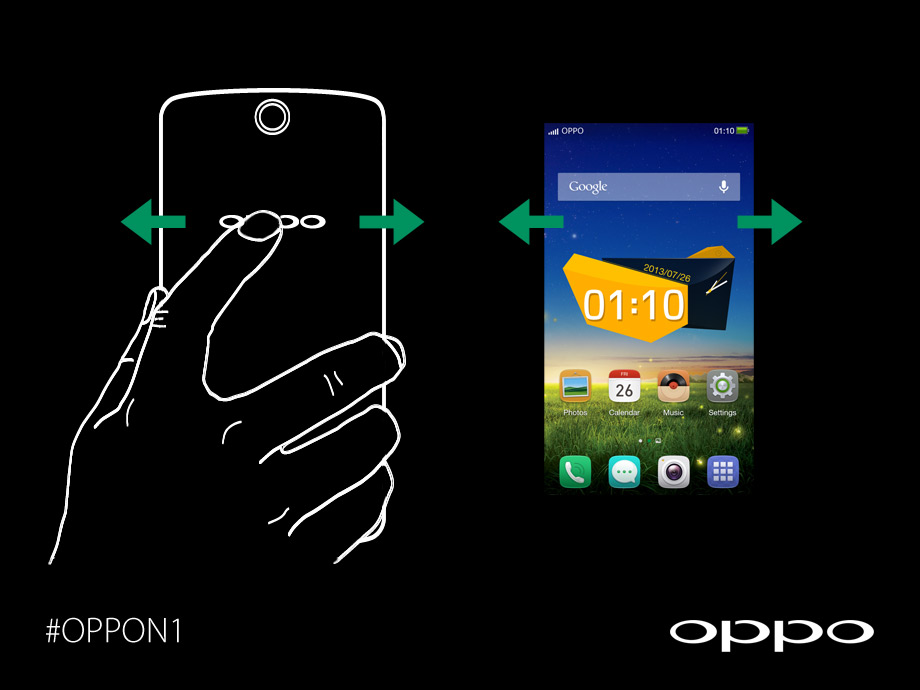 Oppo Rotatable Camera Oppo Reveals The N1: Rotating 13MP Camera, 5.9
