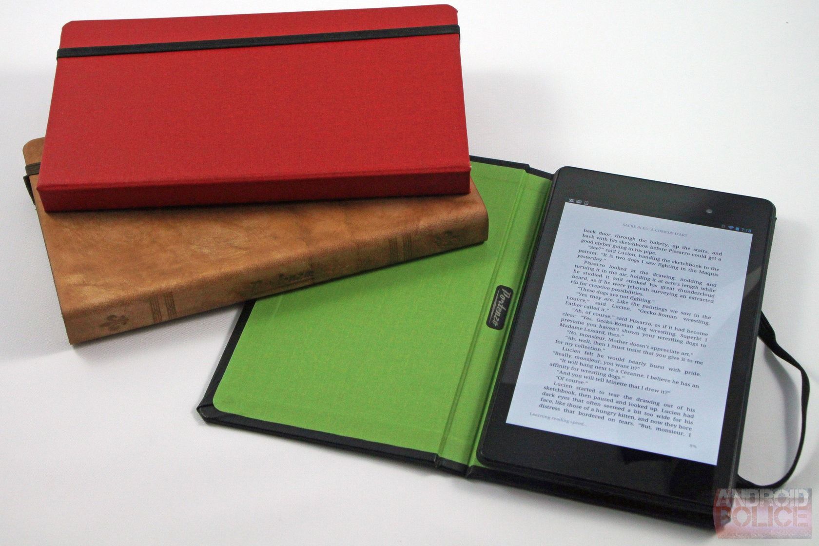 Nexus 7 2013 Portenzo HardBack, BookCase And Alano Review The Nicest