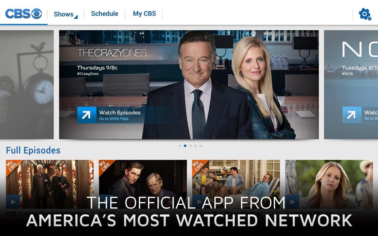 [New App] CBS Finally Learns How To Releases Streaming App