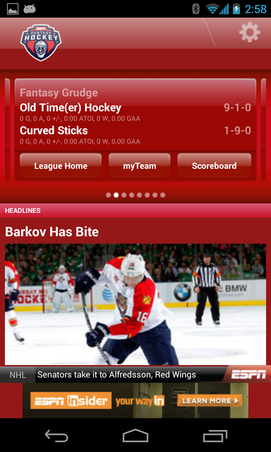 [New App] ESPN Releases Its Official Fantasy Hockey App For Neglected