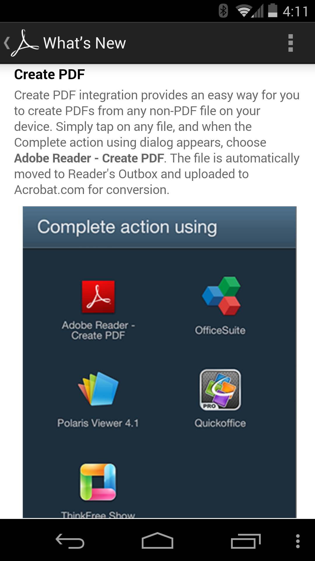 acrobat reader per android download