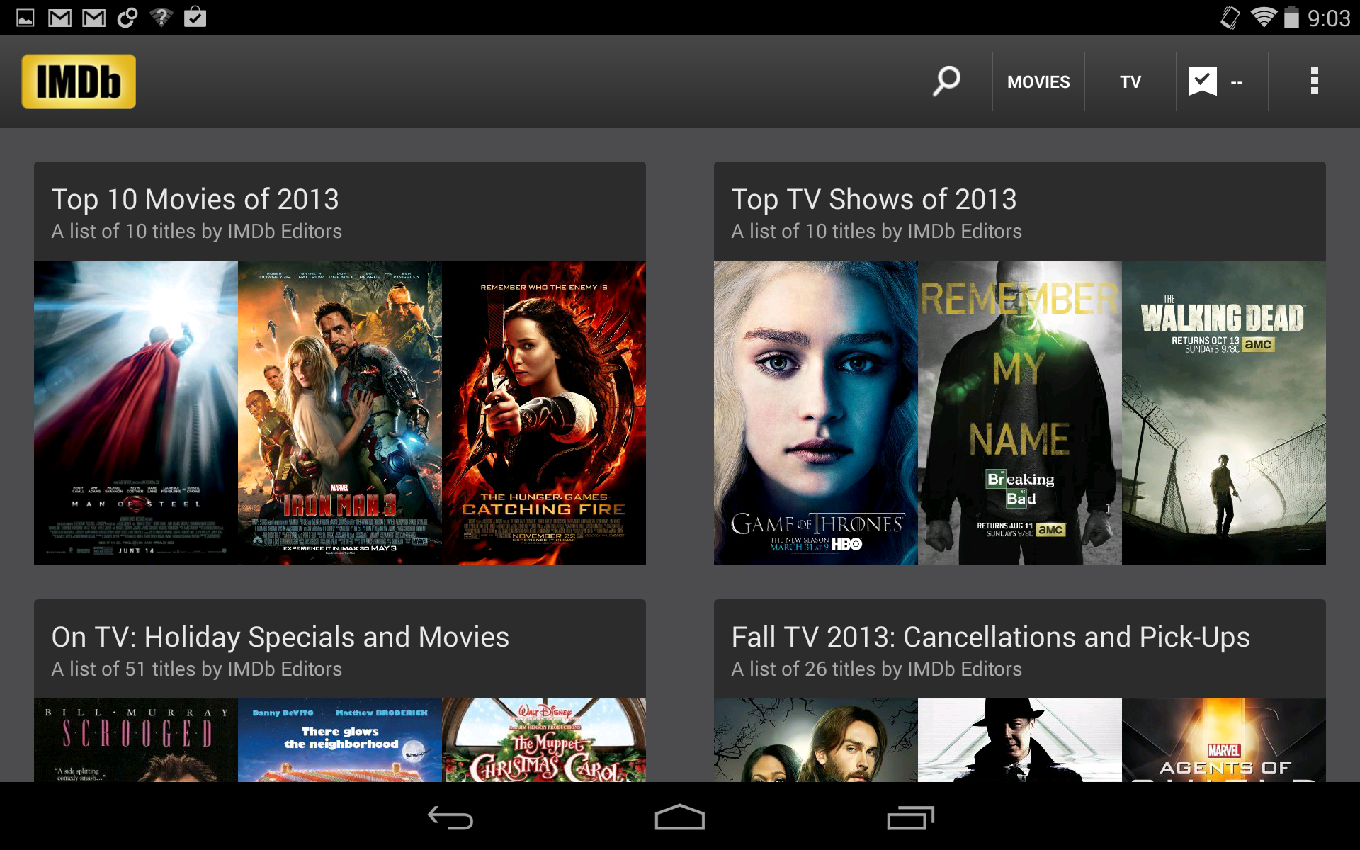 IMDb App Updated To Version 4.0, With Oscar Coverage, Editorial Lists ...