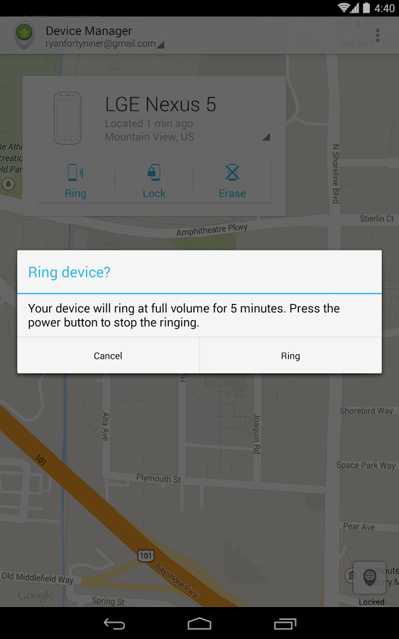[New App] Google Releases Android Device Manager App In Play Store