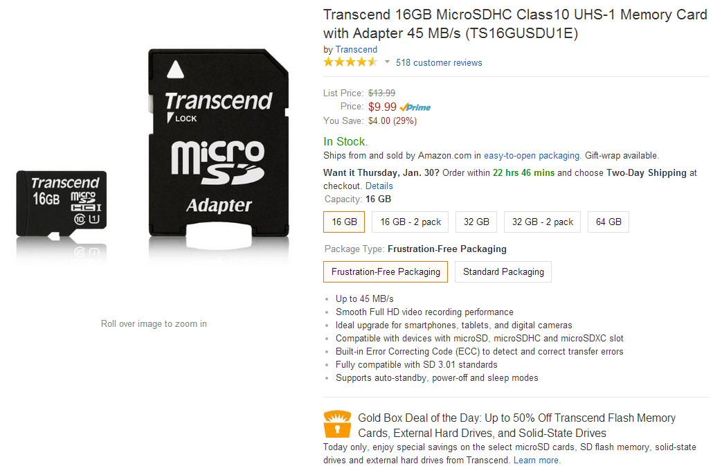 [Deal Alert] Amazon Gold Box Deal Of The Day Offering Up To 50 Off