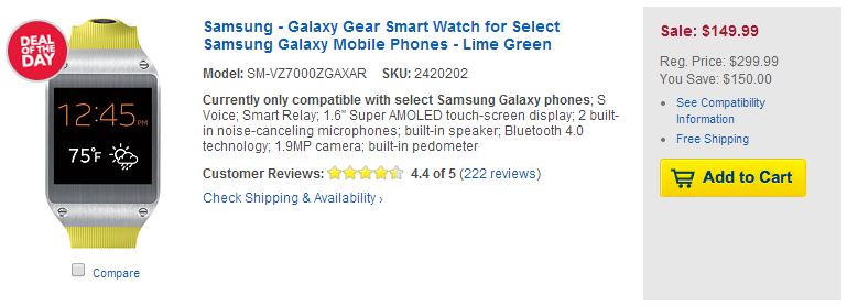 galaxy gear best buy