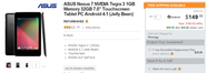  Deal Alert Refurbished 32GB Nexus 7 2012 Model Is 100 After Mail 