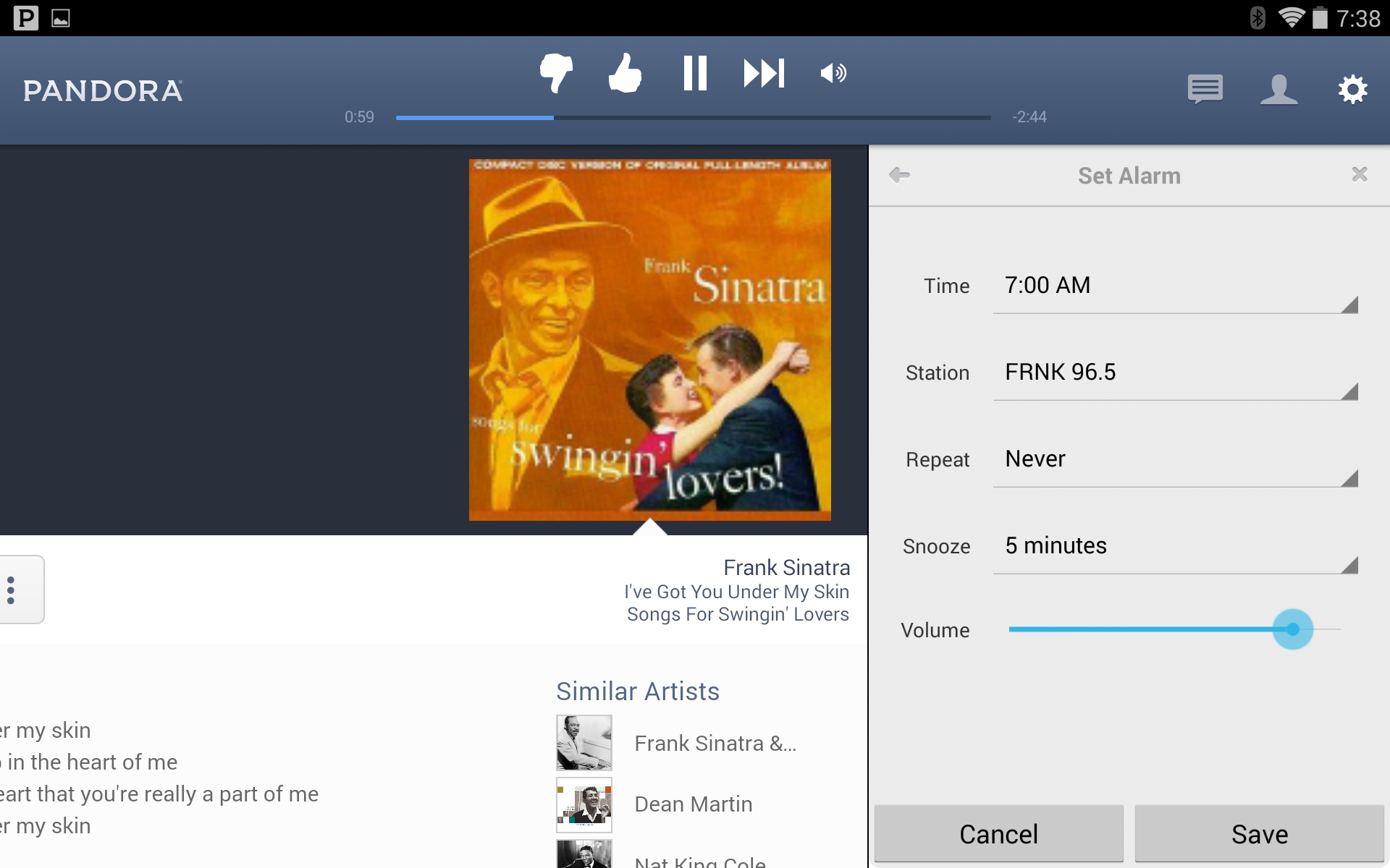 Pandora 5.2 Adds Alarm And Sleep Timer To Tablet Interface, Plus New