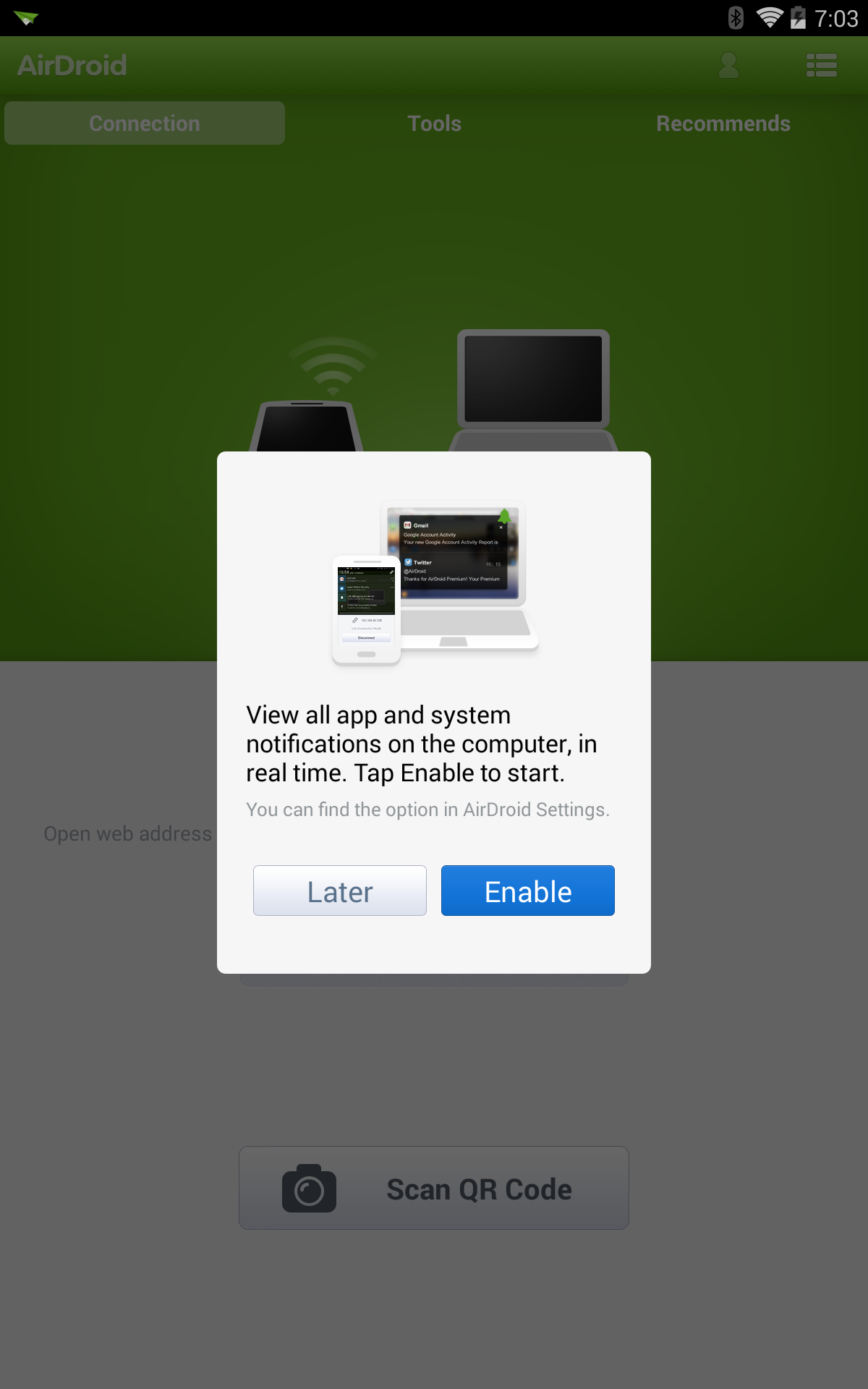 disable airdroid desktop from updates