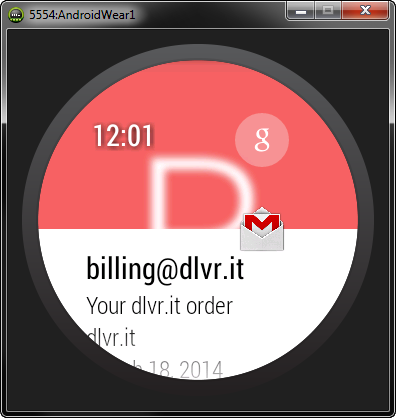 Taking The Android Wear Preview SDK For A Spin - Notifications ...