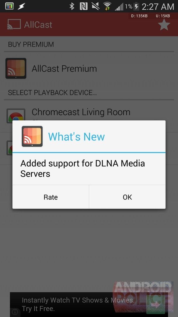 AllCast Updated With DLNA Server Support Cast Media Stored On A DLNA