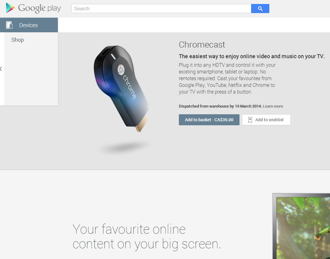 Chromecast Goes Live In Play Store For 11 Countries With Local Cast
