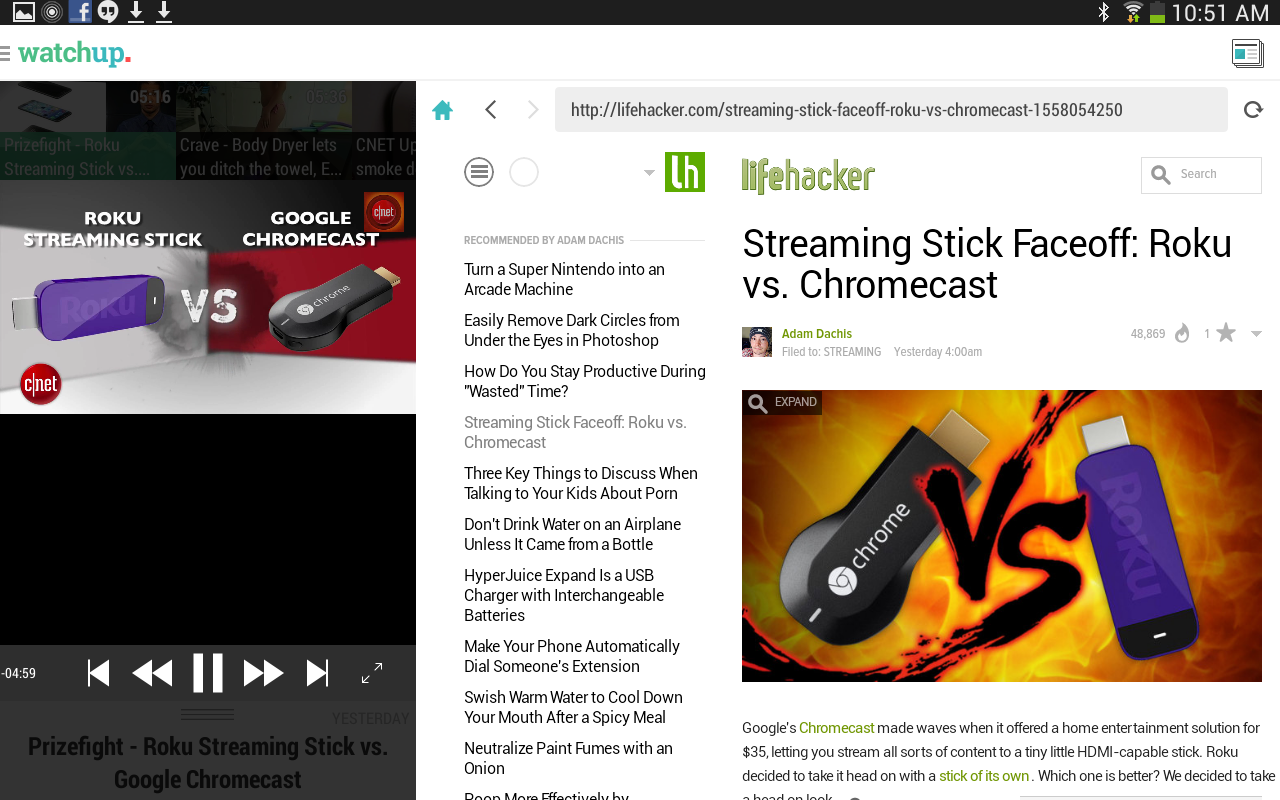 [New App] Watchup Brings A Customized Newscast To Your Tablet On Your ...