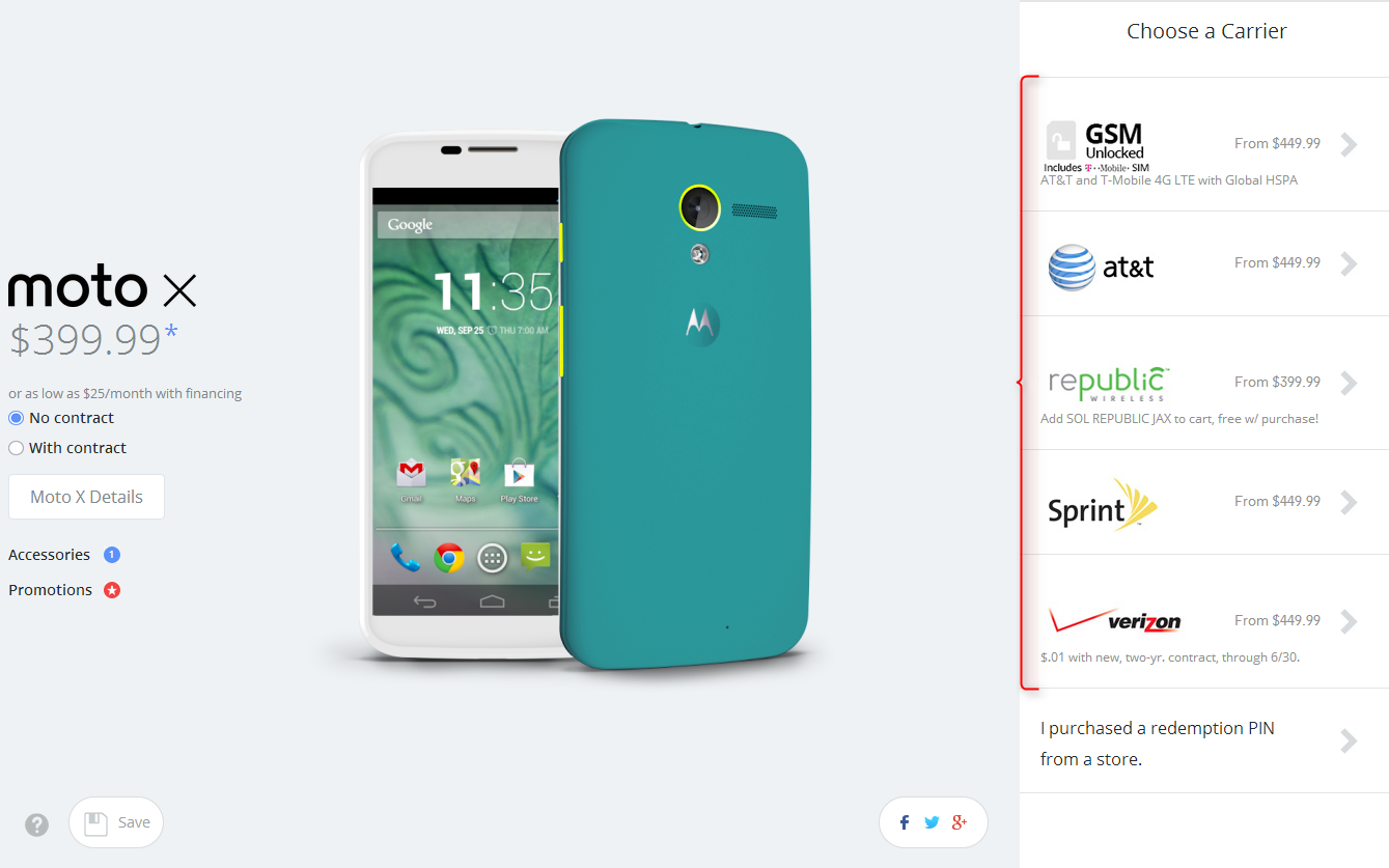 [Deal Alert] Get 5075 Off Of A Moto X With Coupon Code, A Free Pair