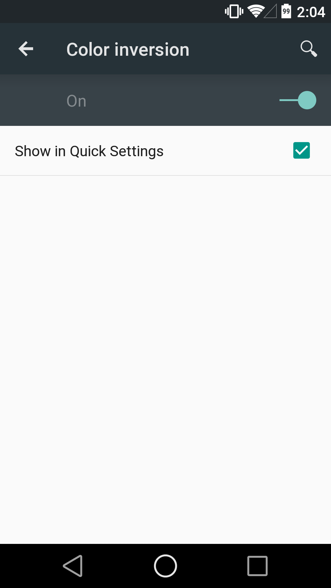 Android "L" Feature Spotlight Accessibility Gains Color Inversion And