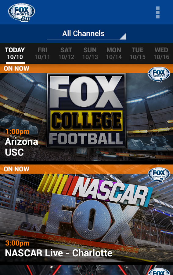 [New App] Fox Sports GO Streams Live Sports To Cable Subscribers, With