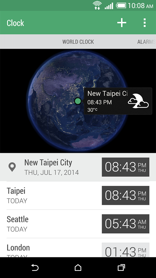 [New App] HTC Sense 6 Clock App Lands In The Play Store For Easier Updates