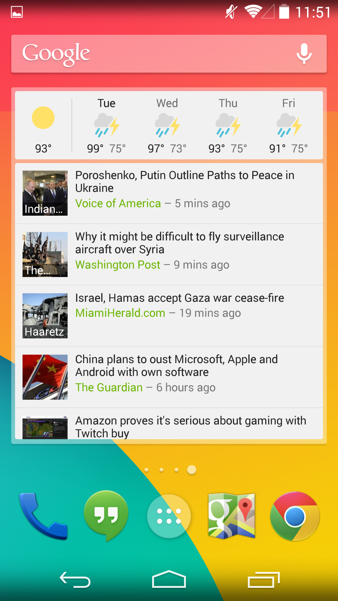 Google's News & Weather App, AKA The 'Genie Widget' Gets A Massive 2.0 ...