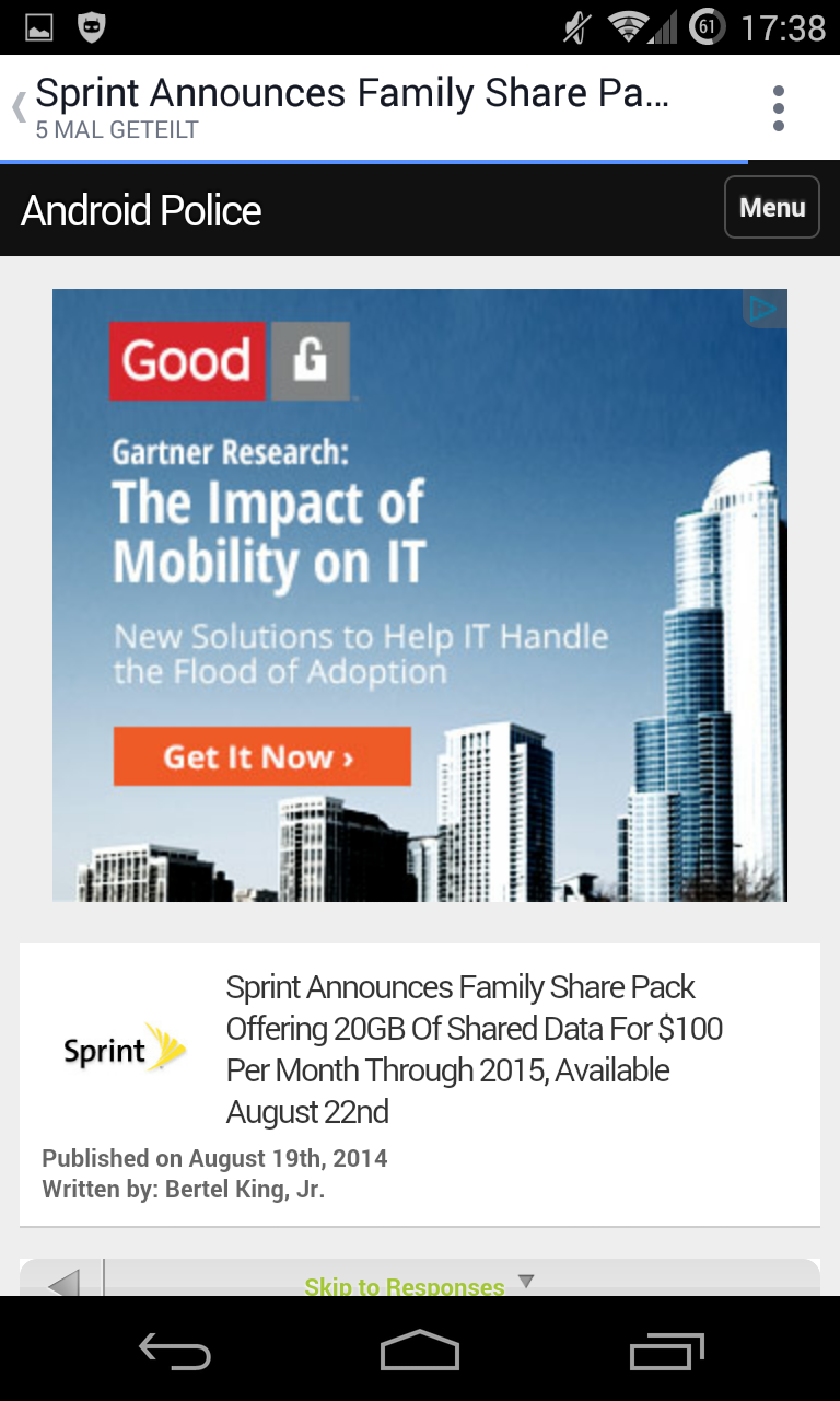The Facebook App Has Started Opening  Links With A BuiltIn Browser