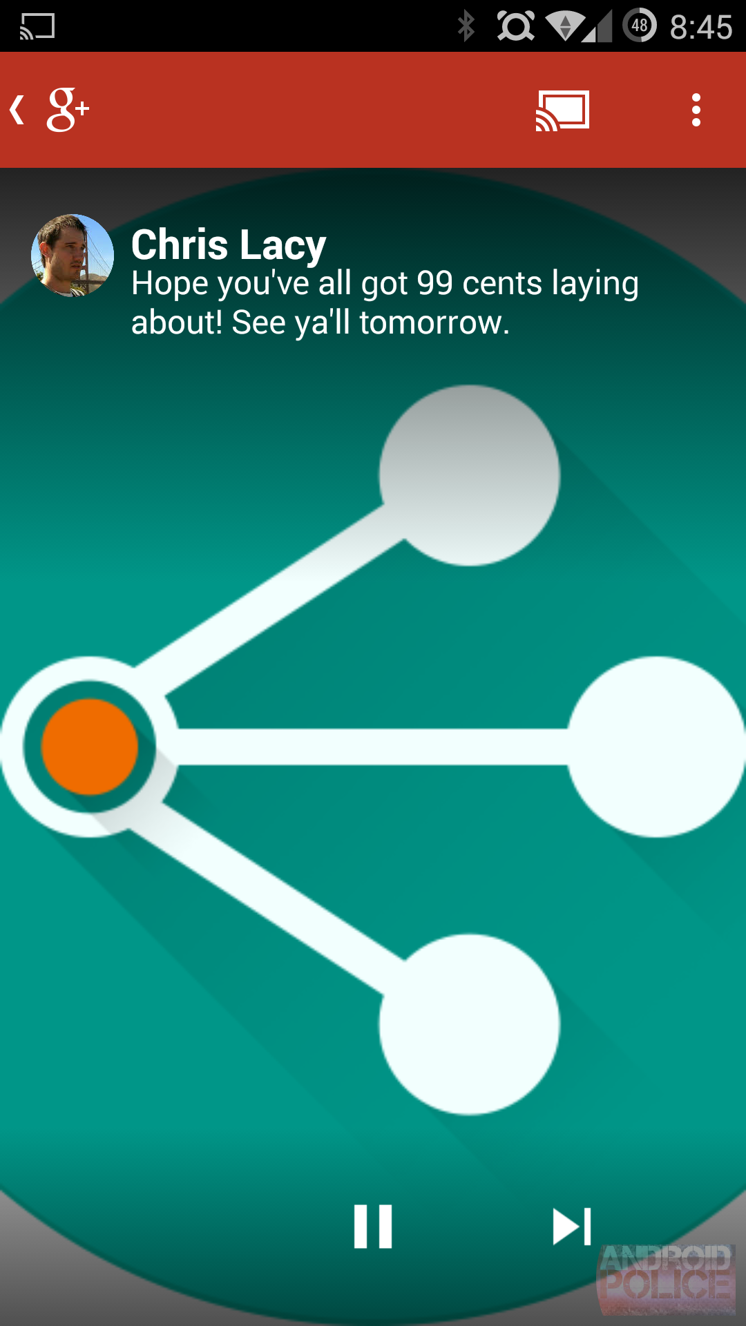 Cast Your Google+ Stream With Latest Update [APK Download]
