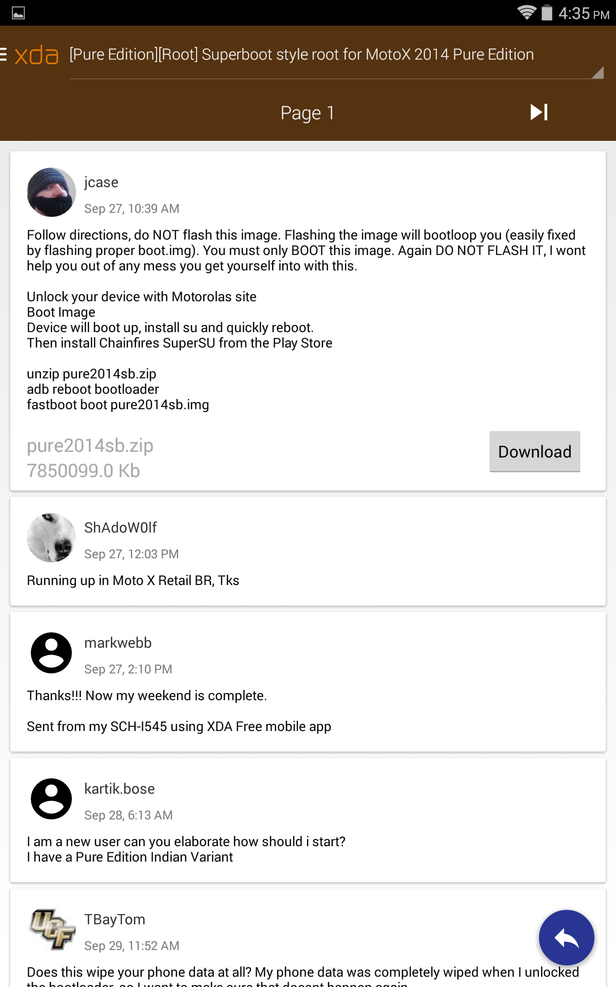XDADevelopers Releases Its Own Forum App In Alpha, Can't Resist