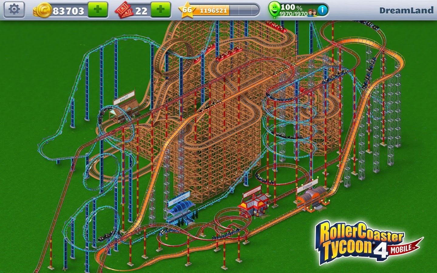 RollerCoaster Tycoon 4 Mobile Mixes Classic Game Mechanics With The