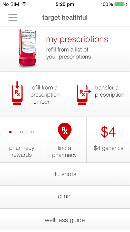 Target Rx Program Target Releases Obnoxiously Named But Cool Healthful App To Manage Your ...