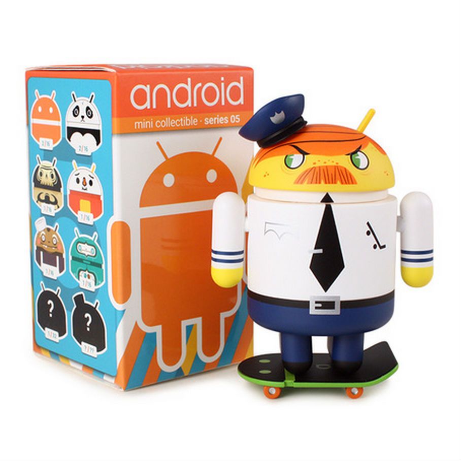 Android Collectible Mini Chef Français ROBOT FIGURE DEAD Zebra Andrew Bell NEUF 