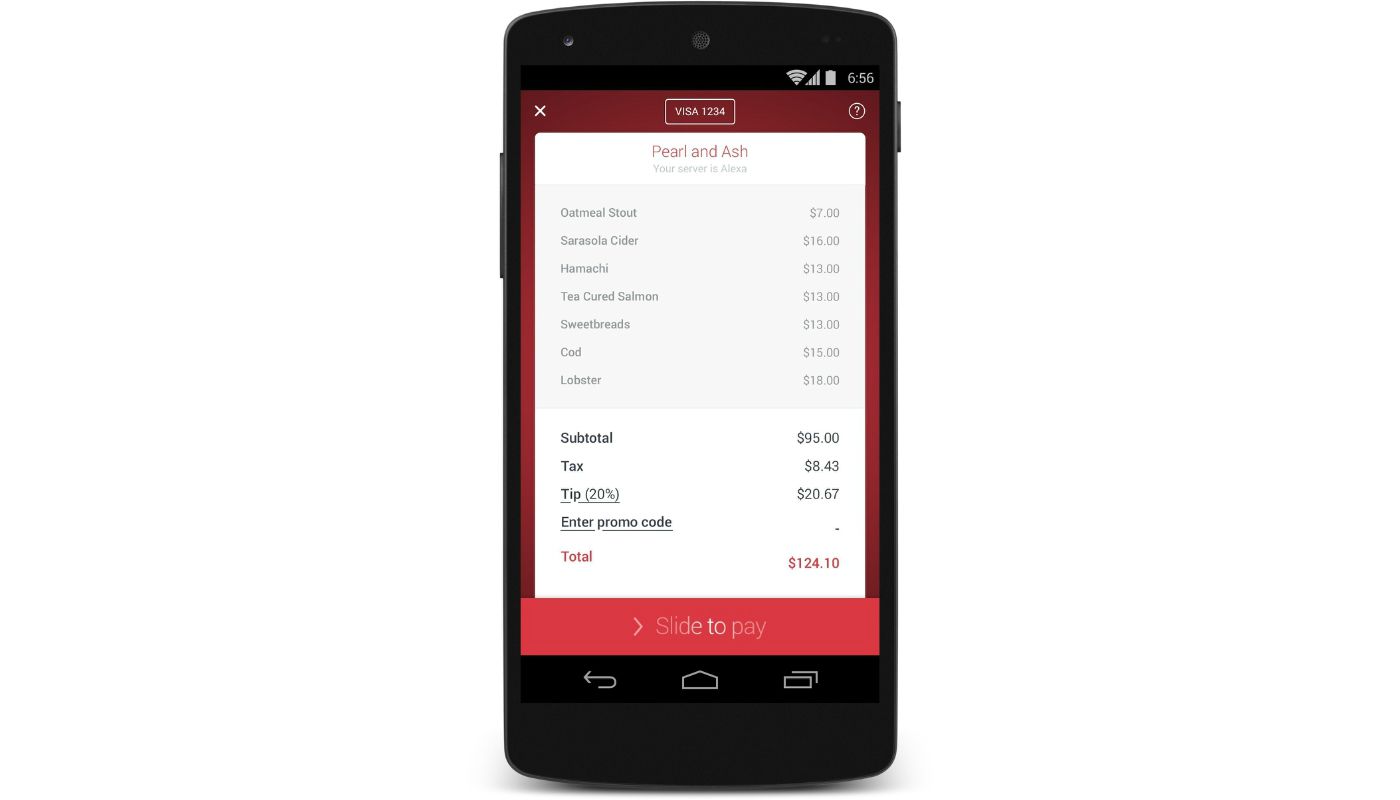 Pay With OpenTable Comes To Android So You Don't Have To Wait For The Check